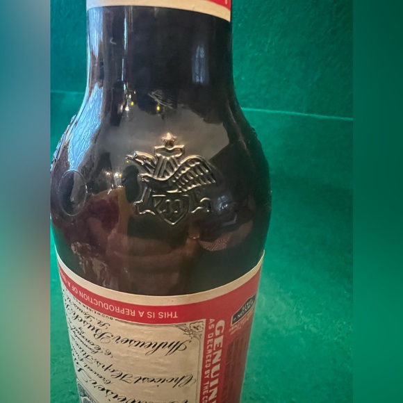 Budweiser collector Upside Down Label Long neck Bottle - Picture 14 of 15